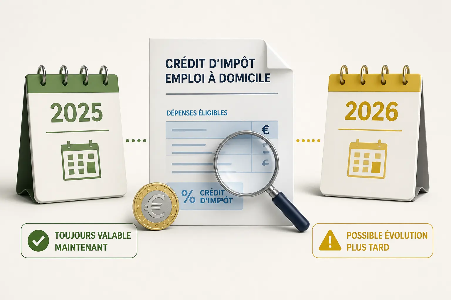 Crédit d’impôt supprimé en 2026 : la réponse courte