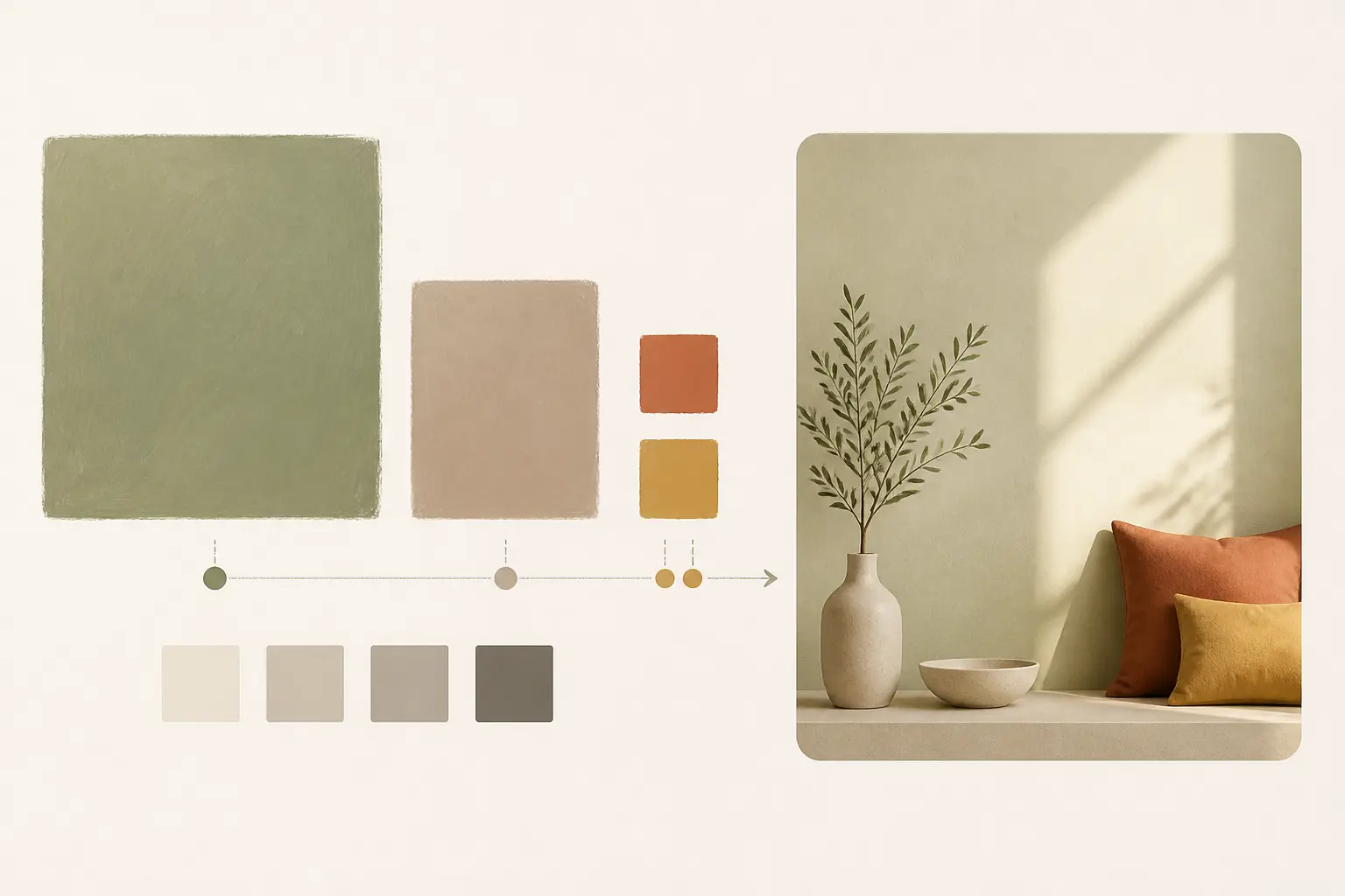 Construire une palette équilibrée, du choix de la couleur dominante au rendu final