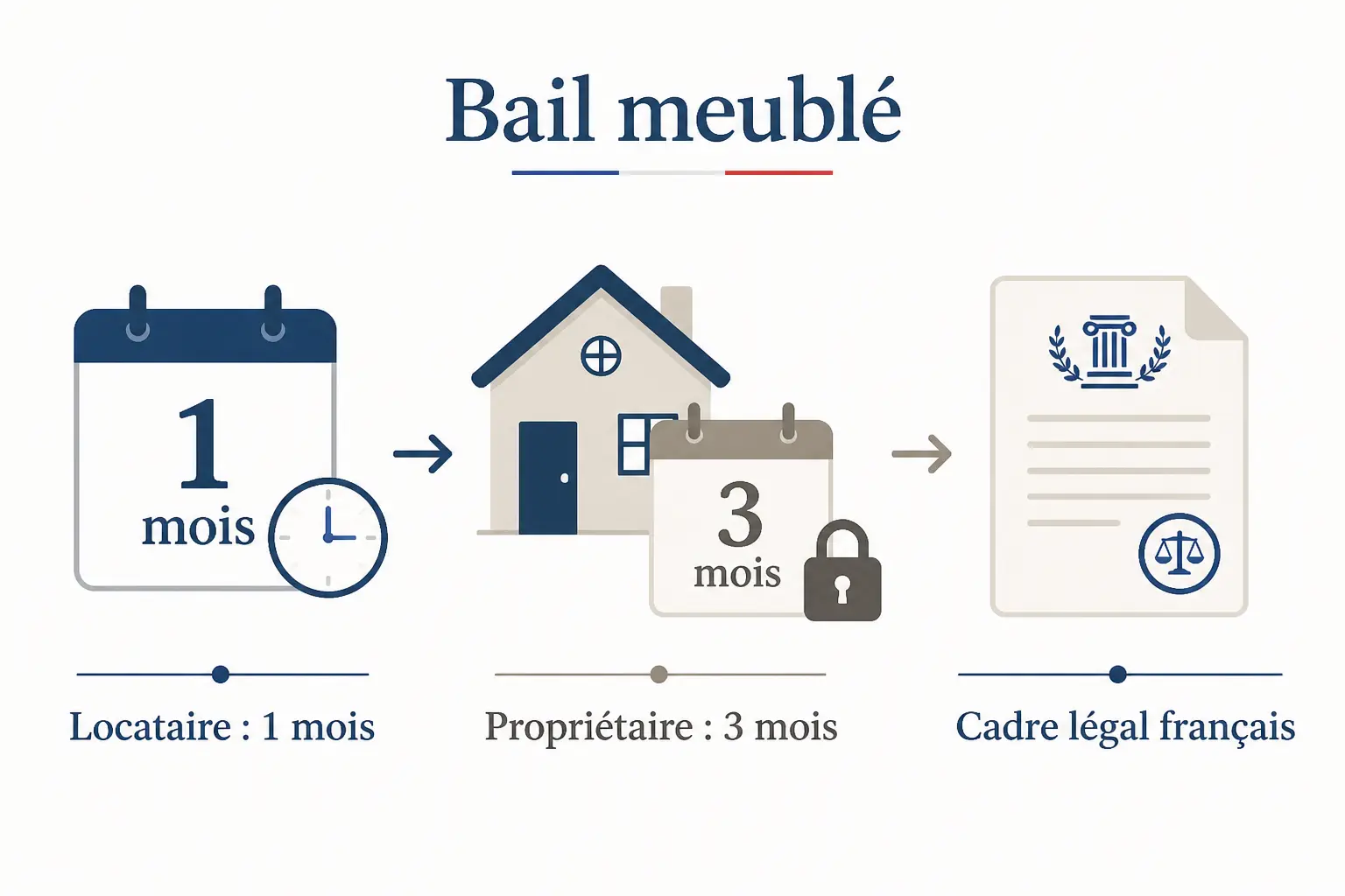 Préavis location meublée : la réponse rapide