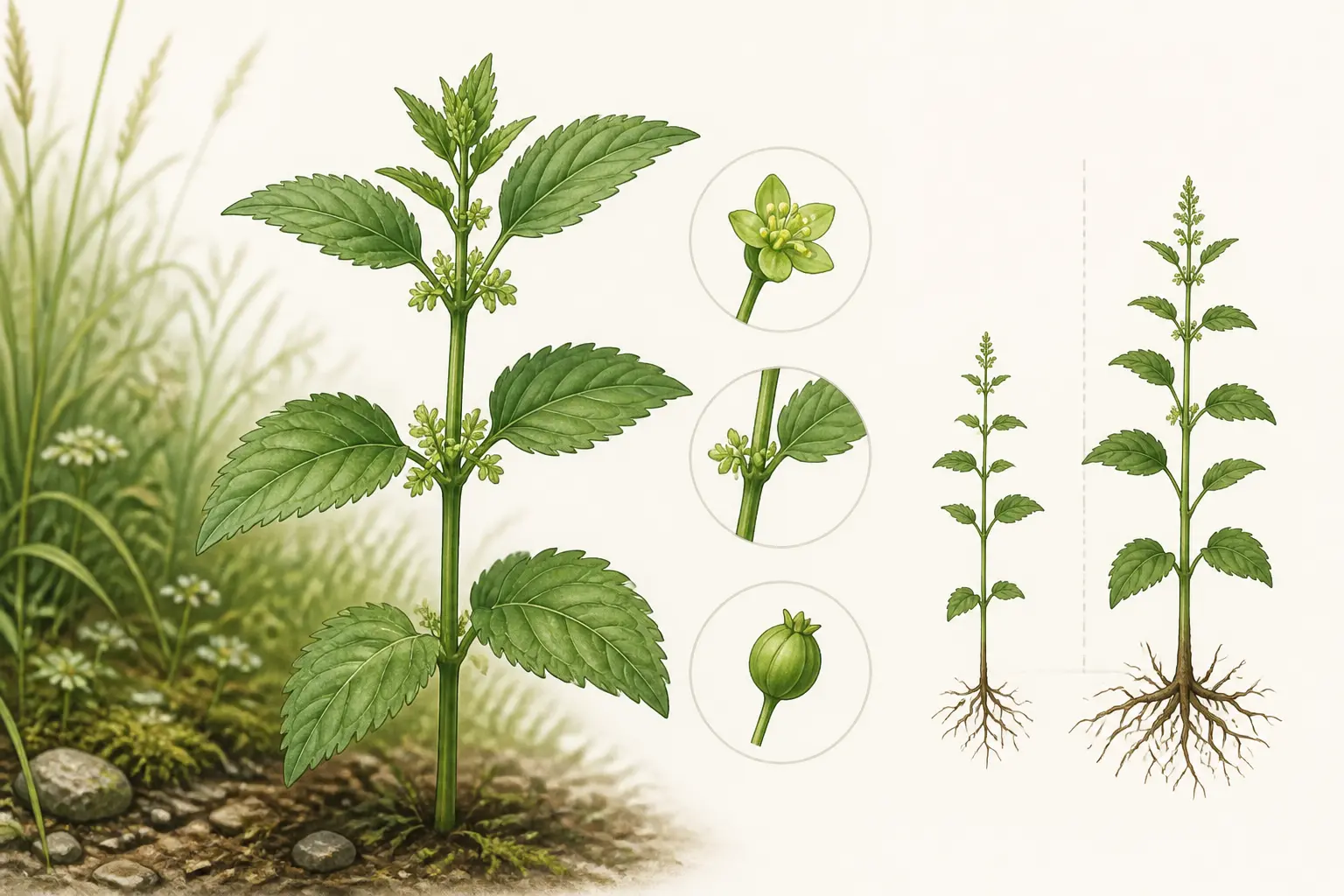 La plante du genre Mercurialis : repères simples pour l’identifier