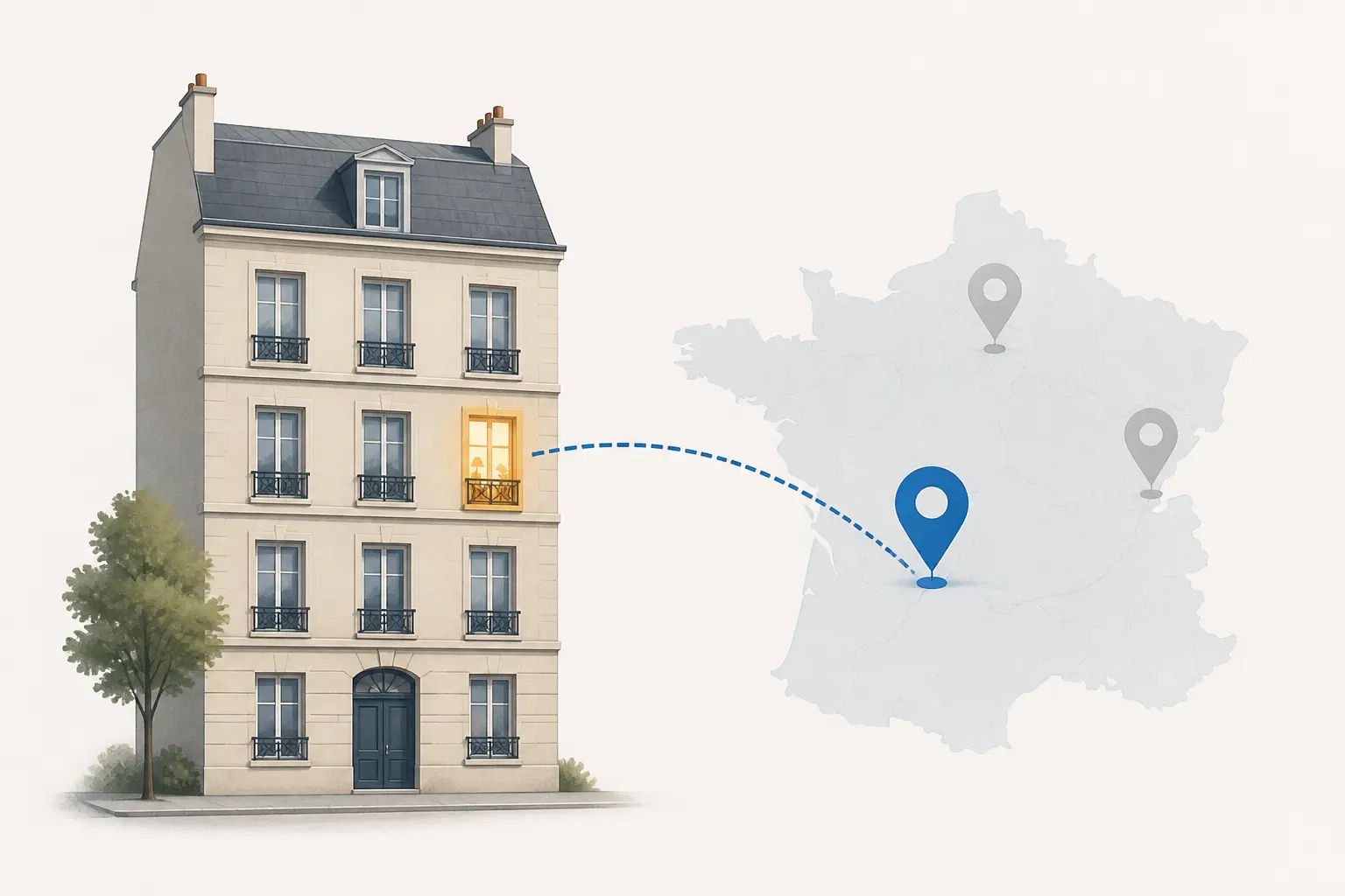 Dans quelle commune êtes-vous imposé quand vous n’avez pas de bureau ?