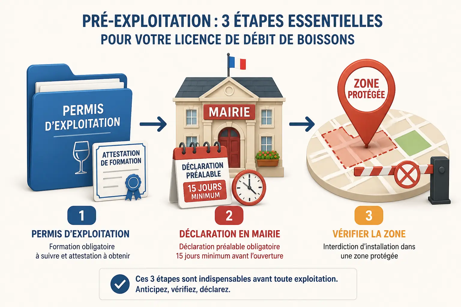 Quelles conditions faut-il remplir avant d’exploiter ?