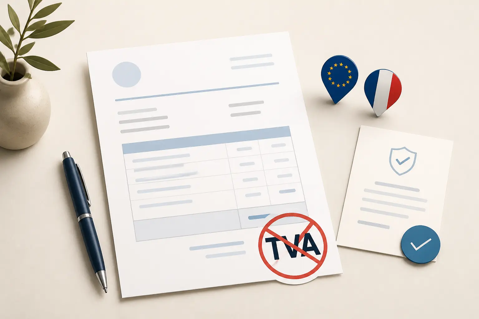 Facturer sans TVA : mentions obligatoires, cas clients et attestation