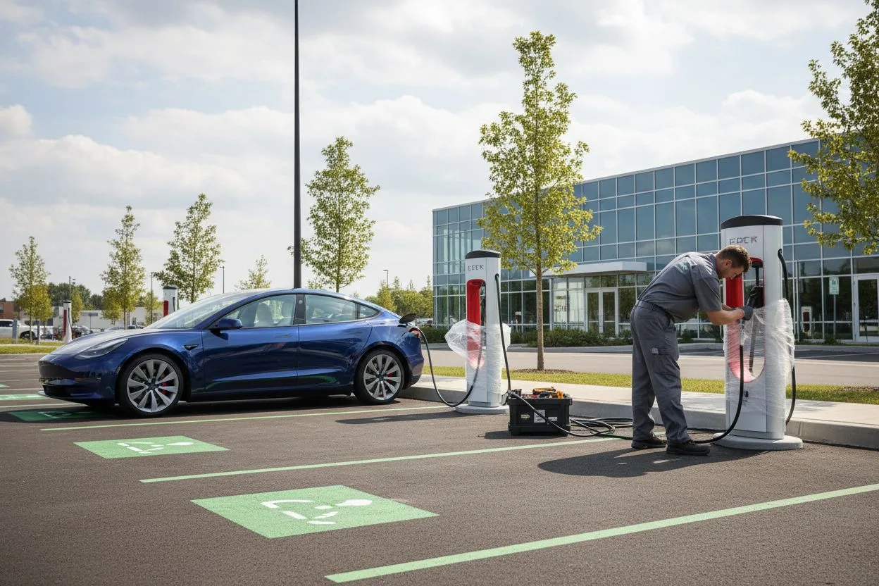 Bornes de recharge financées par un tiers investisseur IRVE